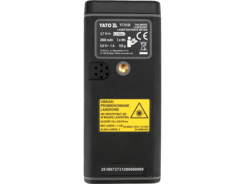 LASER DISTANCE METER WITH CAMERA 120M (YT-73128)