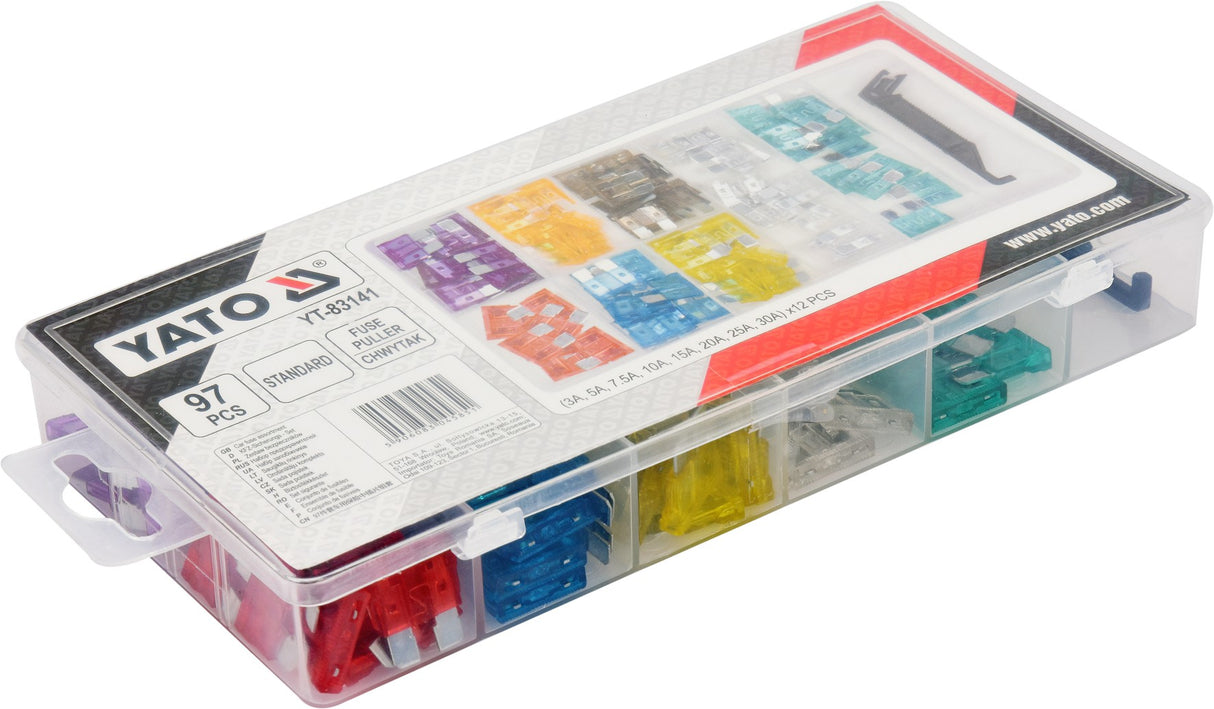 CAR FUSE ASSORTMENT STANDARD 97 PCS (YT-83141)
