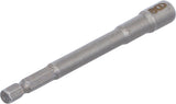 SOCKET, HEXAGON | EXTRA LONG | FOR ELECTRIC DRILLS | 6.3 MM (1/4") DRIVE | 6 MM (2762)