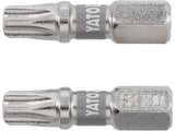 SCREWDRIVER BITS 1/4 25MM T30 2 PCS NI (YT-78015)