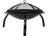 STEEL FIRE PIT WITH FOLDING LEGS 56X39CM (99912)