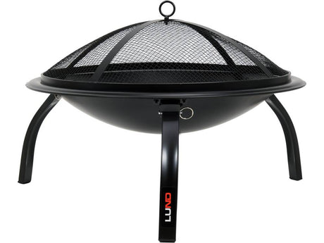 STEEL FIRE PIT WITH FOLDING LEGS 56X39CM (99912)