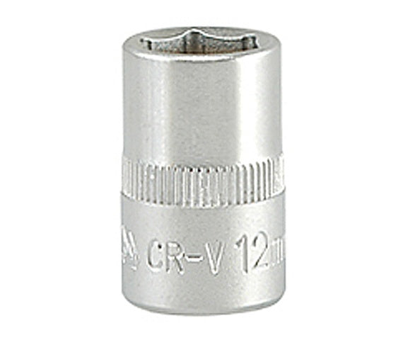 SOCKET 12MM 3/8" 6 PT CV REGULAR (YT-3807)