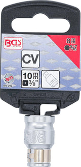 BIT ADAPTOR WITH RETAINING BALL | 10 MM (3/8") DRIVE | INTERNAL HEXAGON 8 MM (5/16") (292)