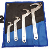HOOK TYPE / SLIP JOINT WRENCH SET | SQUARE TIP | 19 - 170 MM | 4 PCS. (H6819)