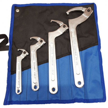 HOOK TYPE / SLIP JOINT WRENCH SET | SQUARE TIP | 19 - 170 MM | 4 PCS. (H6819)