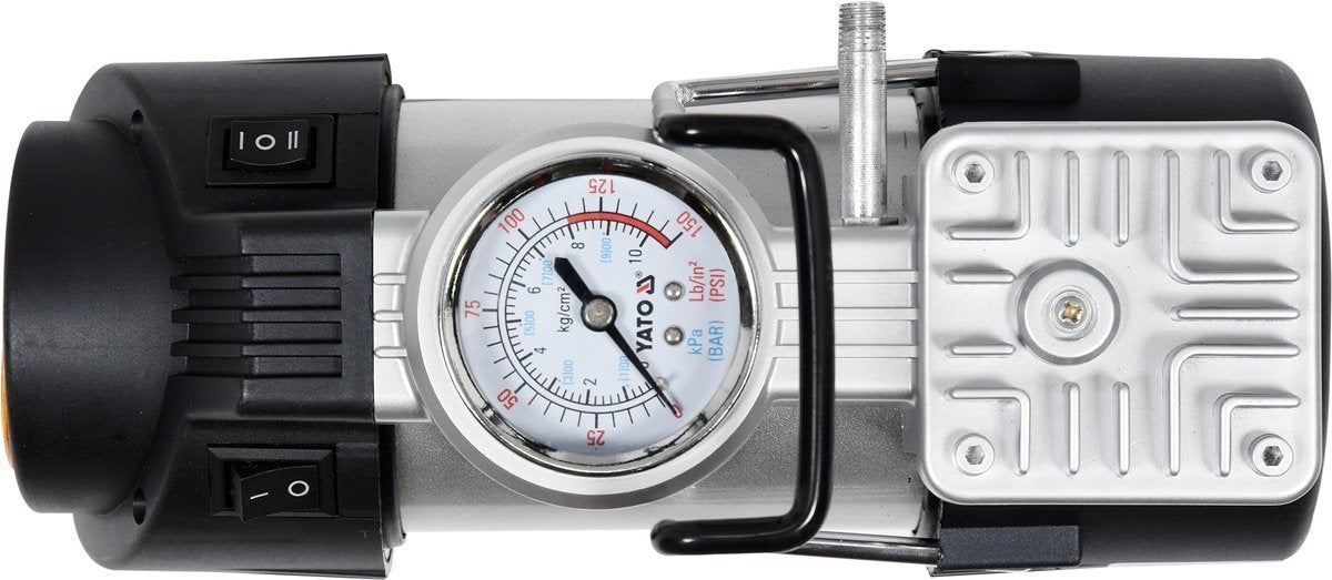 CAR AIR COMPRESSOR WITH LED LIGHT 180W (YT-73460)