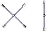 CROSS WRENCH | FOLDING/SLIDING | 17/19/21/24 MM + 1/2" ADAPTER (SK2017083)