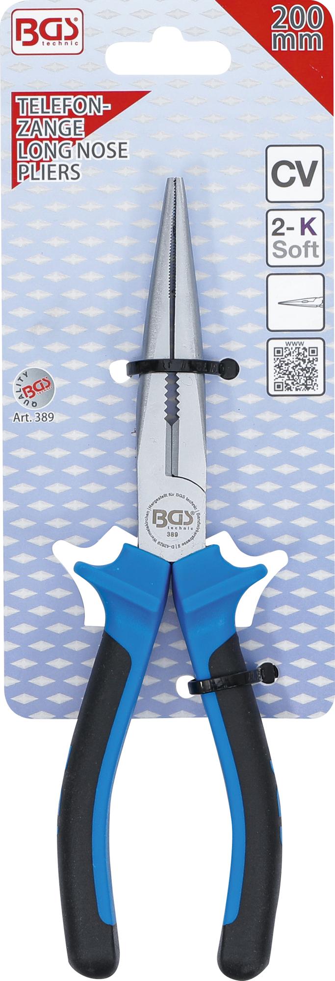 LONG NOSE PLIERS | STRAIGHT | 200 MM (389)
