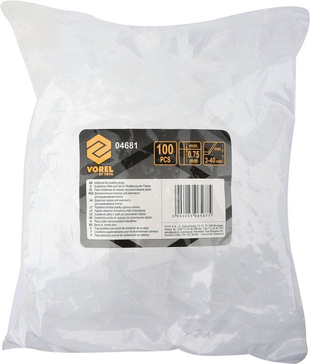 TILE LEVELING STRAPS | 100 PCS. (04681)