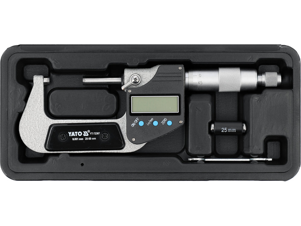 DIGITAL OUTSIDE MICROMETER 25-50MM / 0.001MM (YT-72307)