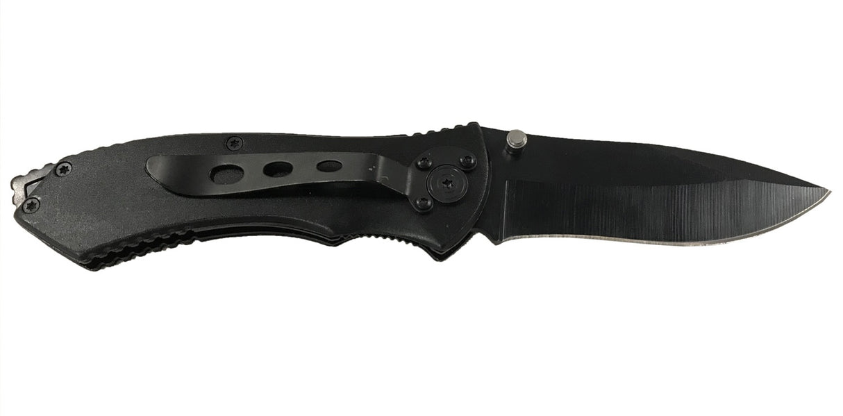 FOLDING KNIFE | BLACK FINISH WITH MATTE TEXTURE | 20 CM (FK8)