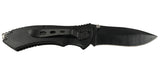 FOLDING KNIFE | BLACK FINISH WITH MATTE TEXTURE | 20 CM (FK8)