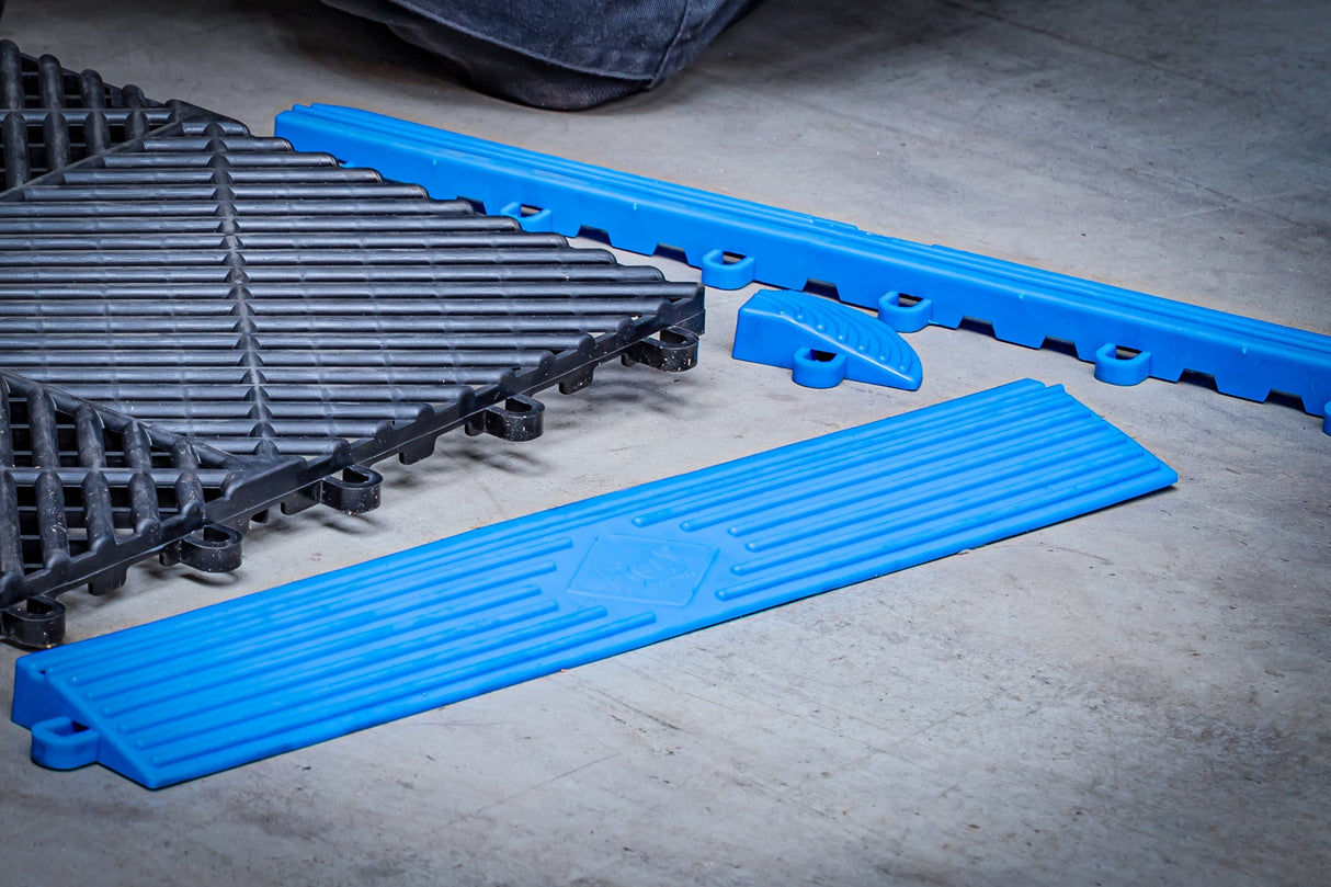 PLASTIC TILES SIDE FRAME SET | CLICK-SYSTEM | 400 X 55 X 15 MM | 10-PCS. (74547)
