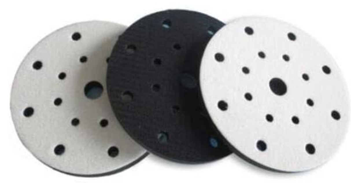 PAD, VELCRO WITH YELLOW SANDING DISC SET | 150 MM | 17 HOLES | 17 PCS. (SD17Y)