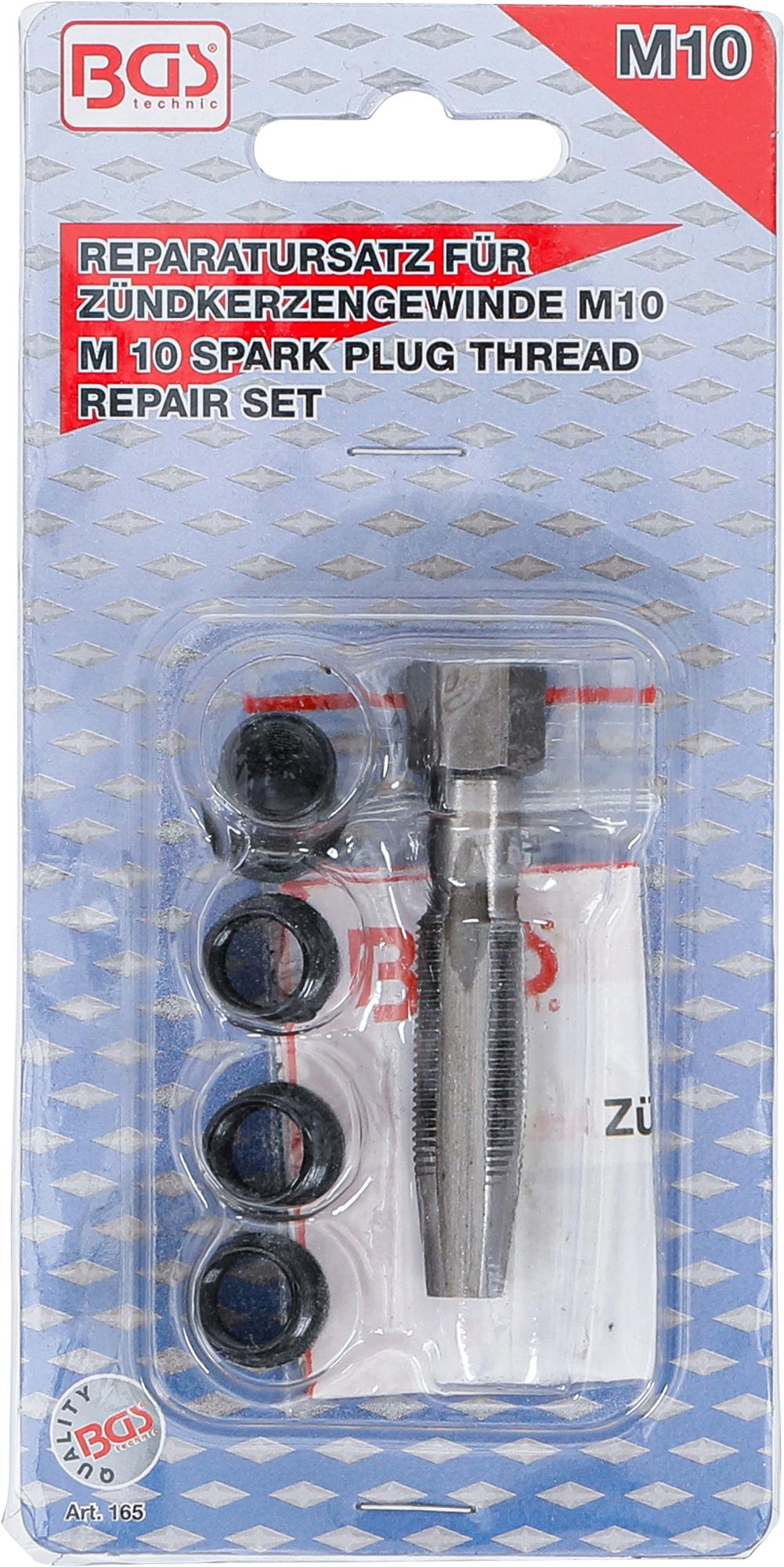 REPAIR KIT FOR SPARK PLUG THREADS | M10 X 1.0 | 5 PCS. (165)