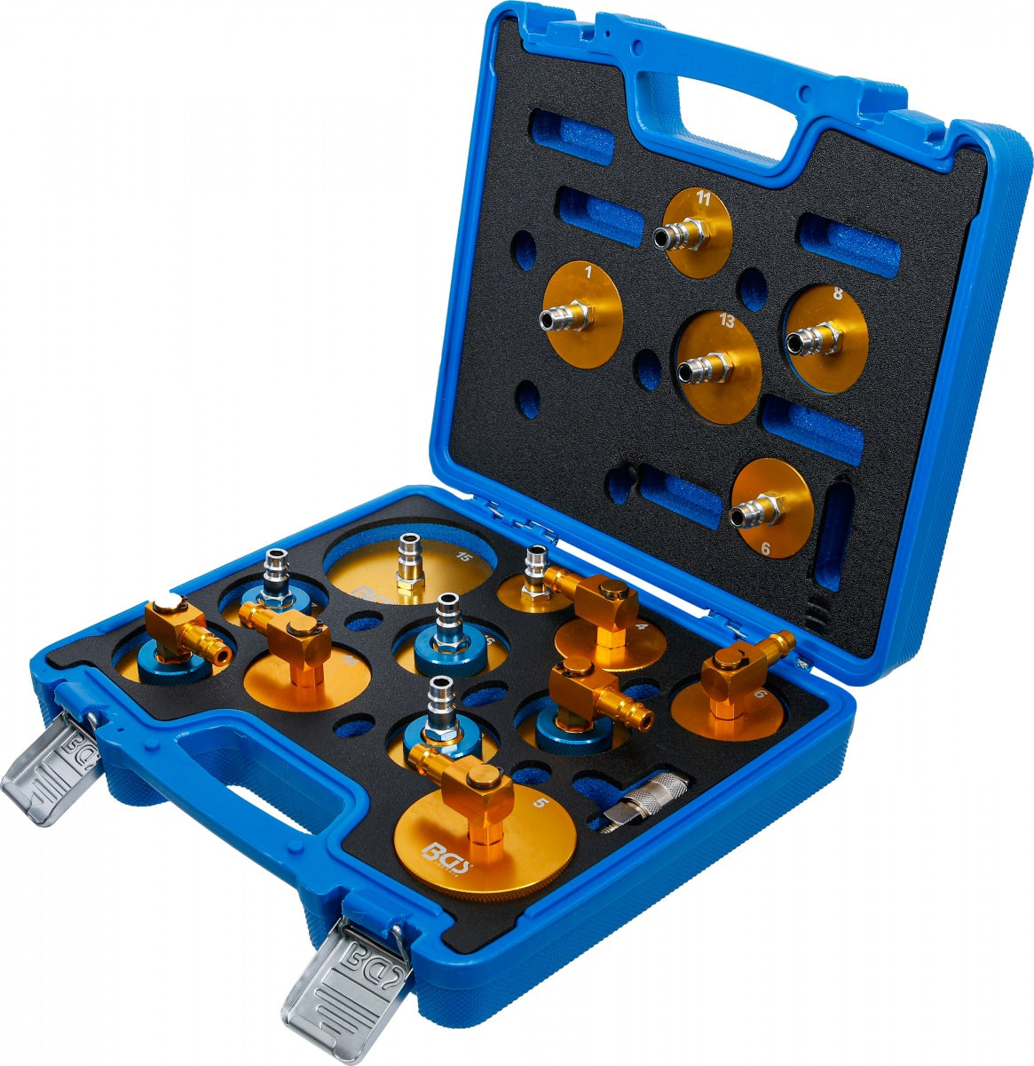 BRAKE BLEEDER ADAPTER SET | 17 PCS. (74664)
