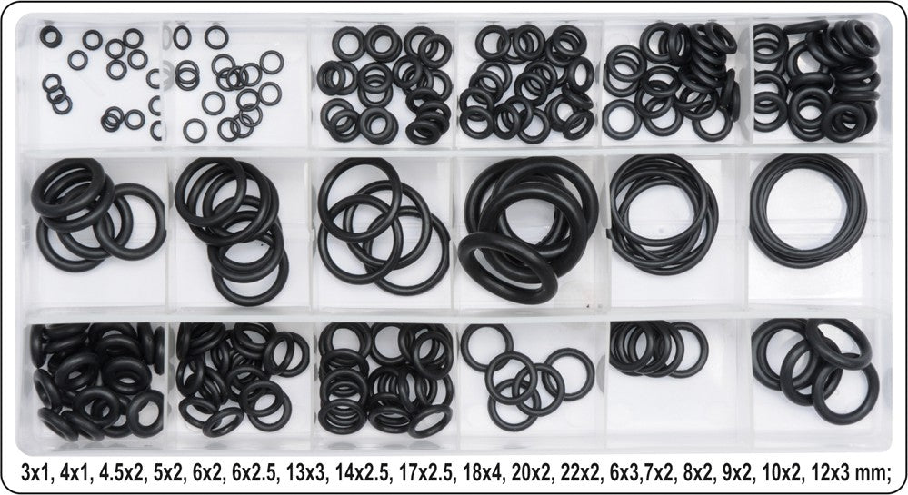 O- RING ASSORTMENT 225PCS (YT-06877)
