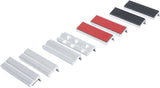 BENCH VICE JAW PROTECTOR SET | ALUMINIUM | 100 MM | 8 PCS. (8442)