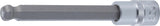 BIT SOCKET | LENGTH 140 MM | 12.5 MM (1/2") DRIVE | INTERNAL HEXAGON WITH BALL HEAD 12 MM (4258-12)