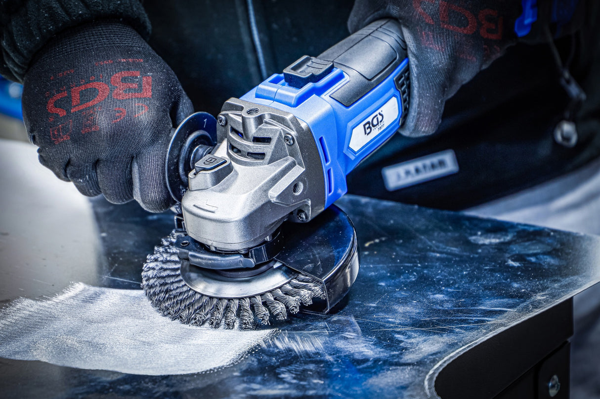 CORDLESS ANGLE GRINDER SET | BRUSHLESS | 18 V | WITH RECHARGEABLE BATTERY AND QUICK CHARGER (7396)