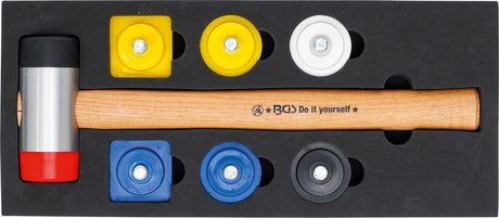 HAMMER SET WITH INTERCHANGEABLE HEADS | Ø 43 MM | 9 PCS. (52101)