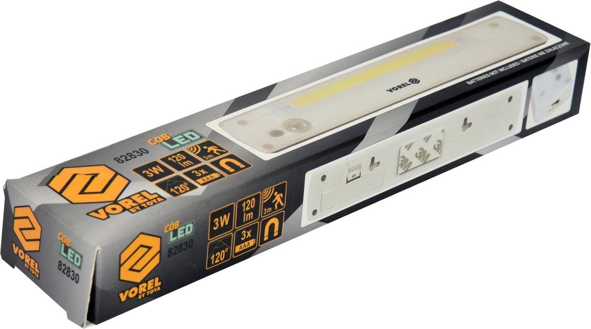 NIGHT LAMP 120LM BODY, LIGHT SENSOR,3AAA (82830)