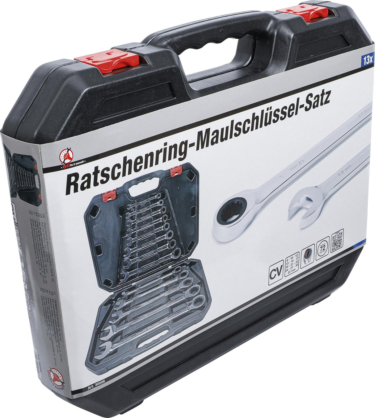 RATCHET COMBINATION WRENCH SET | 8 - 32 MM | 13 PCS. (30006)