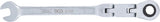 DOUBLE-JOINT RATCHET COMBINATION WRENCH | ADJUSTABLE | 8 MM (6168)