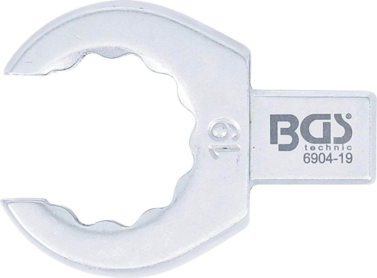 PUSH FIT RING SPANNER | OPEN TYPE | 19 MM | SQUARE SIZE 9 X 12 MM (6904-19)