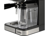 PRESSURE COFFEE MAKER WITH MILK FROTHER 1350W (68502)