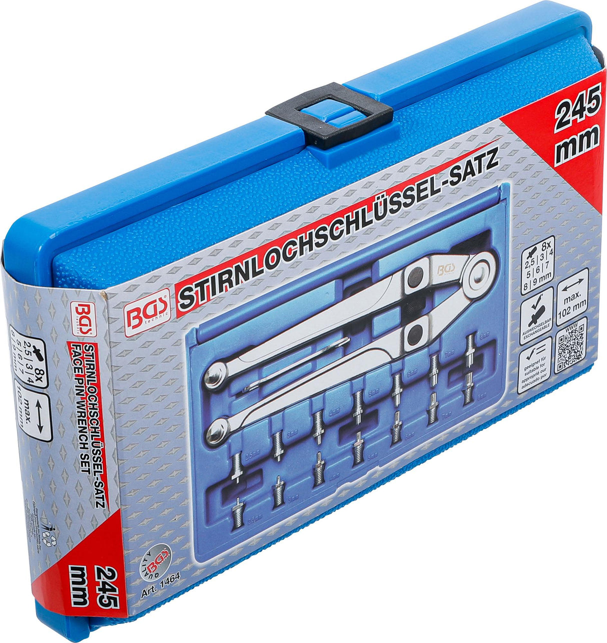 FACE PIN WRENCH SET | ADJUSTABLE | Ø 2.5 - 9 MM (1464)