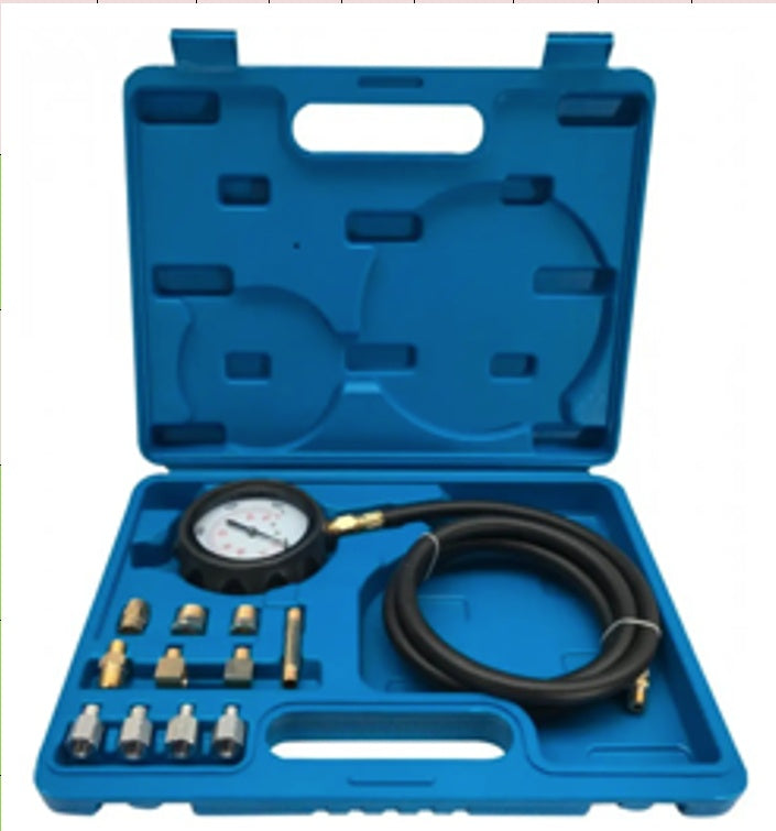 OIL PRESSURE GAUGE | WITH LONG HOSE AND ADAPTERS (HS-A3453)