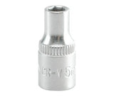 SOCKET  5MM 1/4" 6PT CV REGULAR (YT-1403)