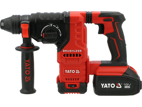 ROTARY HAMMER SDS PLUS WITH 2X4AH BATTERIES AND CHARGER SET (YT-827724)