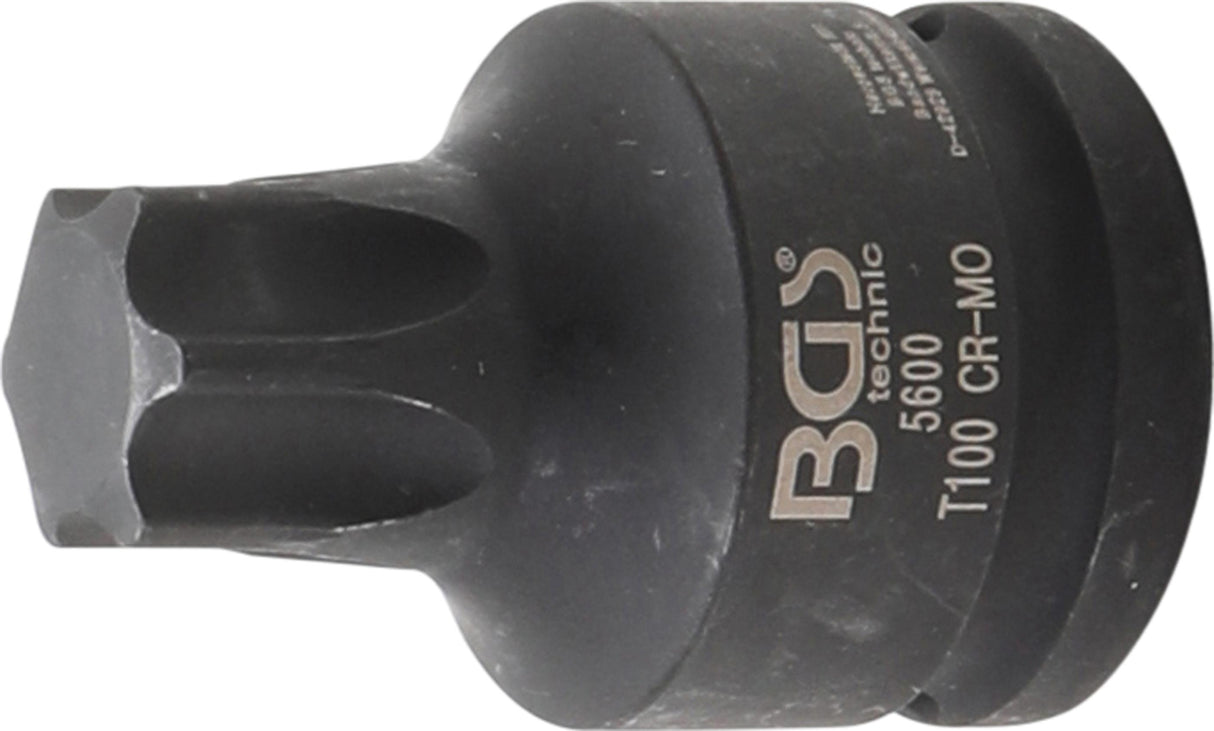 IMPACT BIT SOCKET | 20 MM (3/4") DRIVE | T-STAR (FOR TORX) T100 (5600)