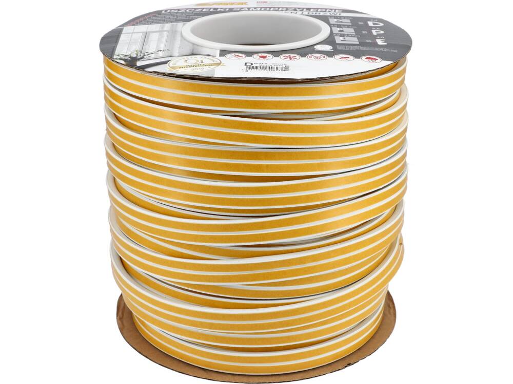 SEAL F.WINDOWS&DOORS EPDM T.D WHITE 100M (76757)