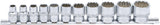 SOCKET SET, 12-POINT | 10 MM (3/8") DRIVE | INCH SIZES | 11 PCS. (9112)