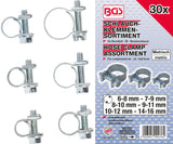 HOSE CLAMP ASSORTMENT | Ø 6 - 16 MM | 30 PCS. (9476)