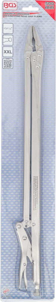 LOCKING LONG NOSE GRIP PLIERS | 500 MM (4497)