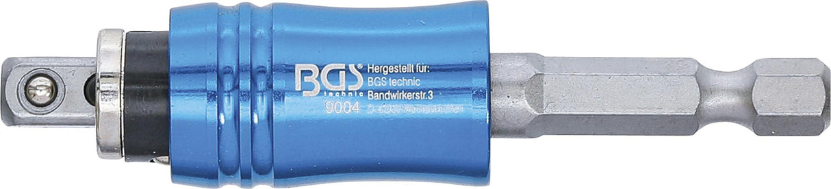 BIT AND SOCKET HOLDER | EXTERNAL SQUARE, INTERNAL HEXAGON 6.3 MM (1/4") | 85 MM (9004)