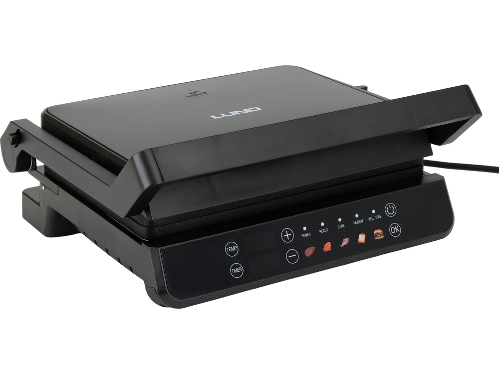 ELECTRIC GRILL, WAFFLE MAKER 2IN1 2000W, LED CONTROL PANEL (67440)