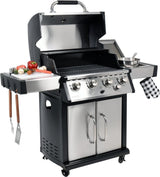 GAS BBQ GRILL YOKATE 4+1 STAINLESS STEEL 17,5KW (YG-20013)