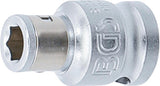 BIT ADAPTOR WITH RETAINING BALL | 10 MM (3/8") DRIVE | INTERNAL HEXAGON 6.3 MM (1/4") (8225)