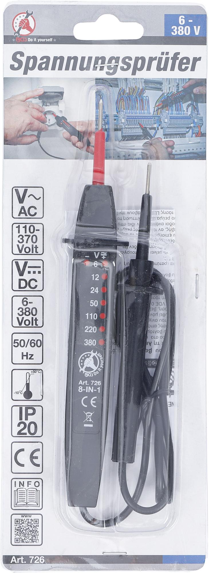 VOLTAGE TESTER | 6 - 380 V (726)
