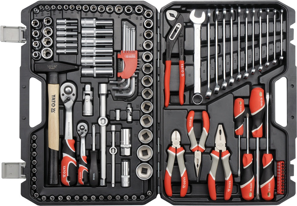 SOCKET SET 1/4", 1/2" 122PCS (YT-38901)