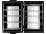 PORTABLE CHARCOAL GRILL, 2 X GRID 34X21CM (99929)