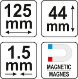 PROFILE GAUGE 125MM (YT-3735)