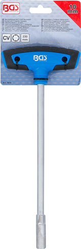 SOCKET WITH T-HANDLE, HEXAGON | 10 MM (7810)