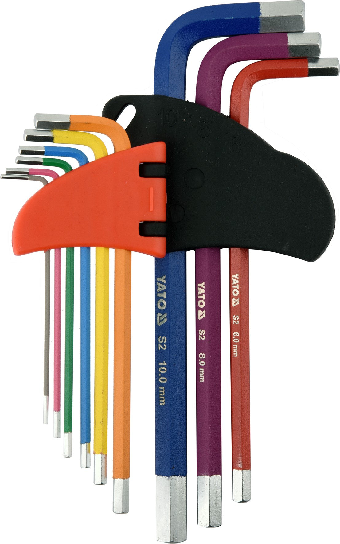 9PCS  LONG HEX KEY SET 1.5-10MM (YT-05631)